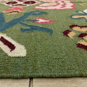 Handwoven Wool Area Rug with Abstract Design Modern Non-Slip Eco-Friendly <b>Carpet</b> <b>for</b> Living Room & Home Decor - Product Image 5