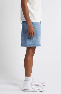 Shorts en jean décontractés écologiques OEM pour hommes, séchage rapide, respirants, confortables, pour la gym en été, conçus au Pakistan - Product Image 3