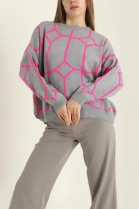 Sudadera Elegante para Mujer, Talla Grande, Lisa, con Hombros Caídos, Diseño Casual Lavado, con Logotipo Personalizado Bordado - Product Image 3