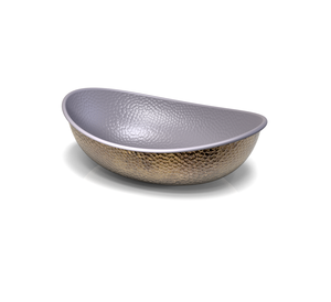Bol de service élégant et contemporain en fer forgé, conçu pour un service et des réceptions haut de gamme - Product Image 2
