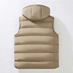 Gilet matelassé pour homme, vêtements d'hiver, veste sans manches matelassée, vêtements d'extérieur, style streetwear, gilets rembourrés - Product Image 6