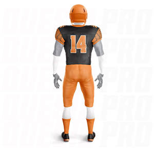 ชุดยูนิฟอร์มอเมริกันฟุตบอลแบบมืออาชีพ พร้อมโลโก้ทีมสั่งทำ ขนาด XL ชุดกีฬาจากโรงงานโดยตรง ผู้ผลิต OEM/ODM แพ็คเกจข้อเสนอพิเศษ - Product Image 3