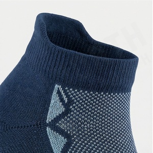 Ankle Socks Breathable Geometric Pattern Running Sport Socks for Adults Summer <b>Thin</b> Knitted Polyester Spandex - Product Image 4