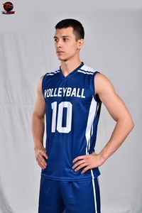 Conjunto de Uniforme de Voleibol Personalizado, Uniforme Deportivo sin Mangas de Secado Rápido, Impresión por Sublimación para Club, Entrenamiento de Voleibol - Product Image 2