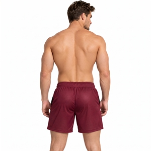 Shorts de Baño de Malla para Hombre Regal Three, Secado Rápido, Transpirables, con Cordón Ajustable, Estampados, Tipo Boardshort, con Diseño de Red de Pesca - Product Image 4