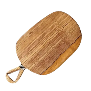 Accesorios de Cocina Color Marrón, Tabla de Cortar de Madera, Tabla para Queso Redonda, Diseño Simple, Vajilla Moderna, Tabla de Cortar de Madera de Moda - Product Image 4
