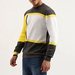 Suéter de Punto para Mujer, Cuello Alto, Holgado, Formal, Antiarrugas, Manga Larga, Diseño en Amarillo, Blanco y Gris, para Invierno - Product Image 2