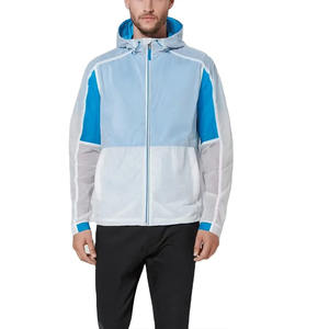 Chaqueta Impermeable de Invierno para Hombre con Cremallera, Antiestática, Elástica, Reflectante y Cordón de Seguridad para el Cuello, con Bloques de Color - Product Image 4