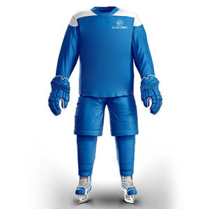 Ensemble d'uniformes de hockey sur glace de qualité supérieure, équipement de protection pour l'équipe, kit d'entraînement et de jeu, ensemble d'équipement d'équipe de hockey sur glace, uniforme - Product Image 1