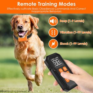 Collare di Addestramento Wireless 2-in-1 IP67 Impermeabile per Cani con Recinzione Elettrica, Sistema di Contenimento con Bip, Vibrazione e Scossa per Animali Domestici - Product Image 6