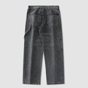 Jean stretch slim pour homme, design tendance, pour un look décontracté et des mouvements fluides, effet délavé. - Product Image 2