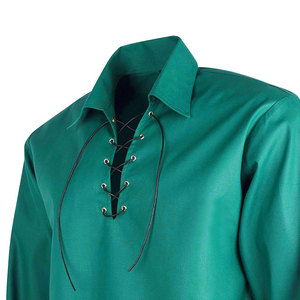 Chemise Kilt Jacobite Écossaise Personnalisée pour Homme, Traditionnelle, à Lacets, Manches Longues, en Coton, Style Renaissance, Pirate, Médiéval - Product Image 4