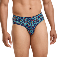 Caleçon imprimé taille mi-haute ActiveStretch pour hommes adultes, avec taille élastique de qualité sportive, poche de soutien douce, respirant, écologique et à séchage rapide