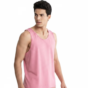 Summer Fitness Sports Workout Neck Sleeveless Vest <b>Crop</b> Gym <b>Men</b> Muscle Tank <b>Top</b> <b>Men's</b> Clothing Custom <b>Men</b> tank <b>Top</b> - Product Image 1