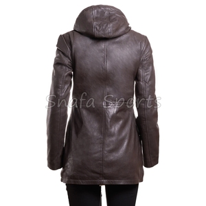 Chaquetas de Cuero para Mujer a Precio Económico, Moda Femenina, Nueva Llegada, Chaquetas de Cuero Genuino Personalizadas al por Mayor - Product Image 5