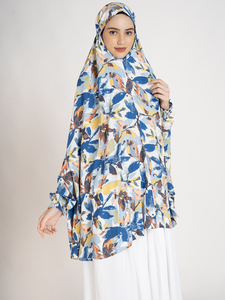 Traditional <b>Scarves</b> & Shawls & Hijabs Summer Colorful Fruit <b>Floral</b> Pattern Cotton Voile <b>Scarves</b> With Tassels Lightweight Soft - Product Image 4