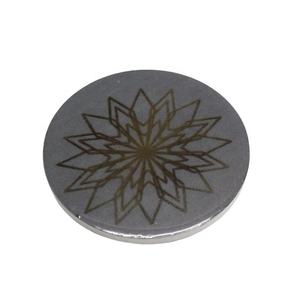 Sous-verres élégants en marbre, sous-verres ronds en céramique avec motif cheval Dala rouge, style nordique, tapis de table antidérapant, coussin décoratif - Product Image 5