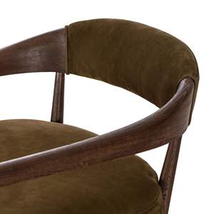 Modern Solid Wood Accent <b>Chair</b> Upholstered <b>Lounge</b> Armchair <b>Cushioned</b> Side <b>Chair</b> Home Furniture for Living Room Hotel Apartment - Product Image 5