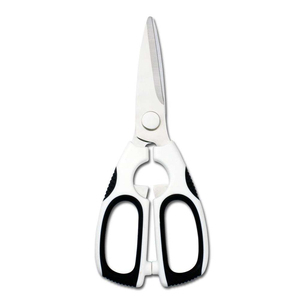 Stainless Steel Shears with White & Black Handles Best Seller 2026 Customized Metal Resin Stainless Steel <b>Kitchen</b> <b>Scissors</b> - Product Image 4
