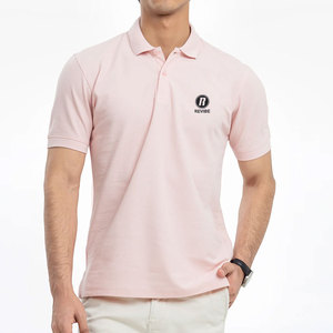 Polo T-shirt uni, dernier design, toucher doux, coupe décontractée, en vente - Product Image 1