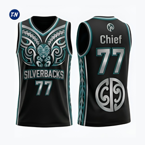 Basketball Jersey Custom Team Name 100% Polyester Quick Dry Unisex Adult Summer Training Front/<b>Back</b> Logo Plus Size - Product Image 1