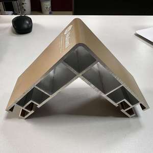 Profilé en aluminium anodisé personnalisable pour ascenseur, série 6000, forme circulaire, SHALUMI, fabriqué au Vietnam, soudage, découpe, pliage - Product Image 1