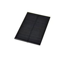Personnalisé 6V 87x58MM Lumière LED étanche Mince PCB Résine Epoxy Mini Mono Panneaux Solaires 3.7V Batterie Petit Efficace Solaire
