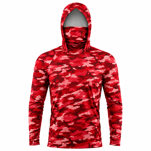 Performance Mens Hooded Fishing Shirt Outdoor Activewear OEM ODM Clothing Factory - Product Image 5