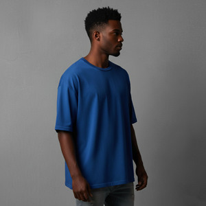 OEM Custom Logo Oversized 100% Cotton Eco-Friendly Breathable T-shirt <b>for</b> Men Loose Fit Custom Printed <b>Hip</b> Hop men's Tees - Product Image 2