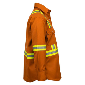 Nouveaux arrivages : vêtements de travail réfléchissants, chemises de travail haute visibilité pour hommes, manches longues, en vente - Product Image 3