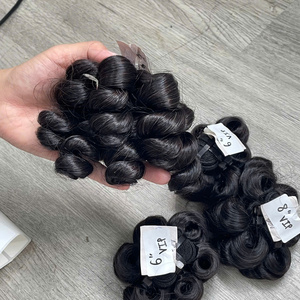 Cabello Virgen Vietnamita de Súper Calidad, Rizado Funmi, Color Natural, Sedoso, Tejido Doble a Máquina - Product Image 1