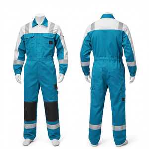 Safety Polyester Custom Workwear Functional Full Sleeves Full Sleeves Safety Coveralls Over waterproof best material <b>fire</b> proof - Product Image 4