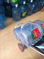 Chariot de livraison d'eau pliable à deux roues intelligent, pour usage domestique, chariot à eau motorisé, chariot à eau autopropulsé