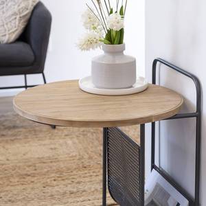 Mesa auxiliar Vandana Lyra Mira en madera de abeto y metal - Product Image 3