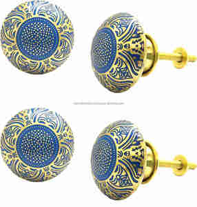 Conception gravée en laiton matériel bois chambre meubles poignées poignées et boutons pour salle de bain commode cuisine et porte-vente d'exportation - Product Image 2