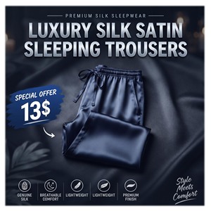 Custom Silk Satin Sleeping Trousers <b>Men</b> Breathable Nightwear Loose Fit Pajama <b>Pants</b> <b>Men</b> Lightweight <b>Lounge</b> <b>Pants</b> <b>Men</b> Night <b>Pants</b> - Product Image 1