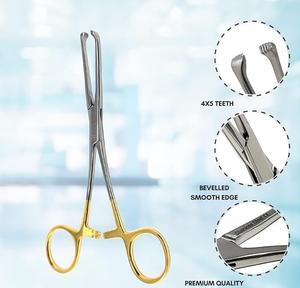 Pince à tissus manuelle Allis de haute qualité en acier inoxydable pour la préhension des tissus en chirurgie générale - Product Image 4