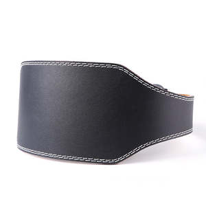 เข็มขัดยกน้ำหนักหนังวัวแท้แบบมีโลโก้สั่งทำพิเศษ ระบายอากาศได้ดี เหมาะสำหรับออกกำลังกายและฟิตเนส พร้อมบริการผลิตโลโก้ - Product Image 2