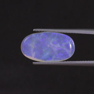 Opale naturelle blanche 100% pure, pierre précieuse en vrac, 3,68 carats, taille ovale 17x9,5mm, certifiée IGI, taillée à la main, polie, cirée/huileée, bijoux légers - Product Image 3