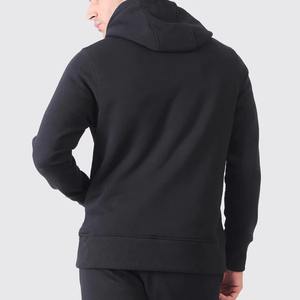 Ensemble de survêtement noir pour homme, séchage rapide, tailles adultes, matière légère et respirante, fabricant OEM, survêtement pull-over pour homme - Product Image 3