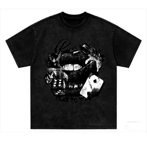 Camiseta de Hombre Estilo Vintage de Algodón Premium Desgastado, Hecha a Medida, con Lavado Ácido, para el Mercado Estadounidense, 2026 - Product Image 5