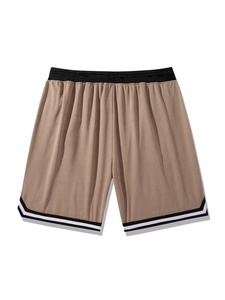 Men's Solid Color 100% Polyester Quick Dry Breathable Bermuda Shorts with Drawstring and Zipper Pockets Casual Sport Wear - Product Image 2
