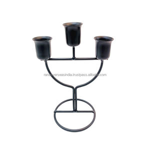 Bougeoir moderne en métal, élégant et durable, idéal pour les repas à la maison et l'ambiance festive au prix du marché du grossiste - Product Image 6