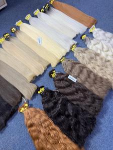 Tendances chaudes # Extensions de cheveux humains vierges vietnamiens 1A, 60 cm, en vrac, prix de gros d'usine, qualité supérieure, lisses - Product Image 4