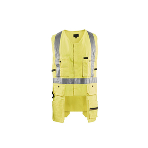 Gilet de sécurité haute visibilité pour hommes, vêtements de travail réfléchissants avec plusieurs poches pour la construction, l'entrepôt et les travaux routiers - Product Image 1