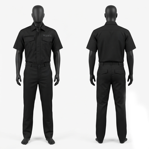 Uniforme de Seguridad Blackhardson Premium de 240 GSM, Polialgodón, Color Marrón, con Bordado Personalizado y Serigrafía, Conjunto de Ropa de Trabajo Unisex - Product Image 2