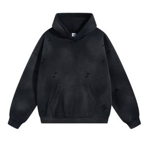 Sweat à capuche surdimensionné personnalisé pour homme en molleton de coton, col à capuche, délavage acide, manches longues, style sportif, pour homme - Product Image 1