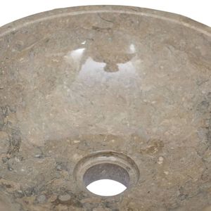 Lavabo in Marmo Grigio 15.7"x4.7" - Product Image 6