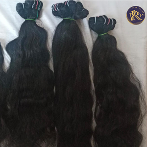 Extension de cheveux vierges noirs droits de haute qualité de 22 pouces de Temple 100% cheveux de tressage crépus naturels - Product Image 1