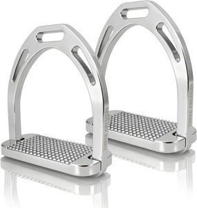 Estribos Ingleses Ligeros de Aluminio Premium para Salto y Doma - Compatibles con Sillas de Montar Inglesas - Product Image 1